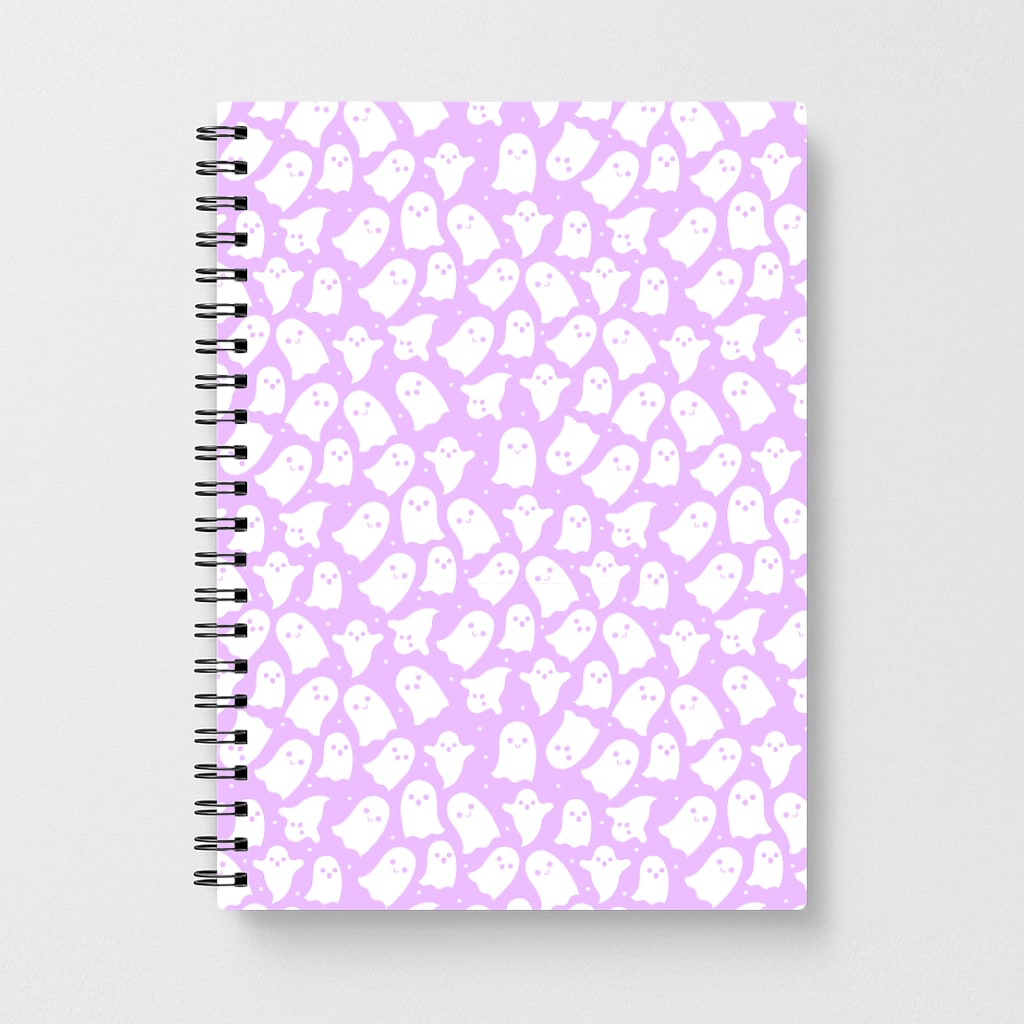 Ghost Pattern Notebook - Fun Cases