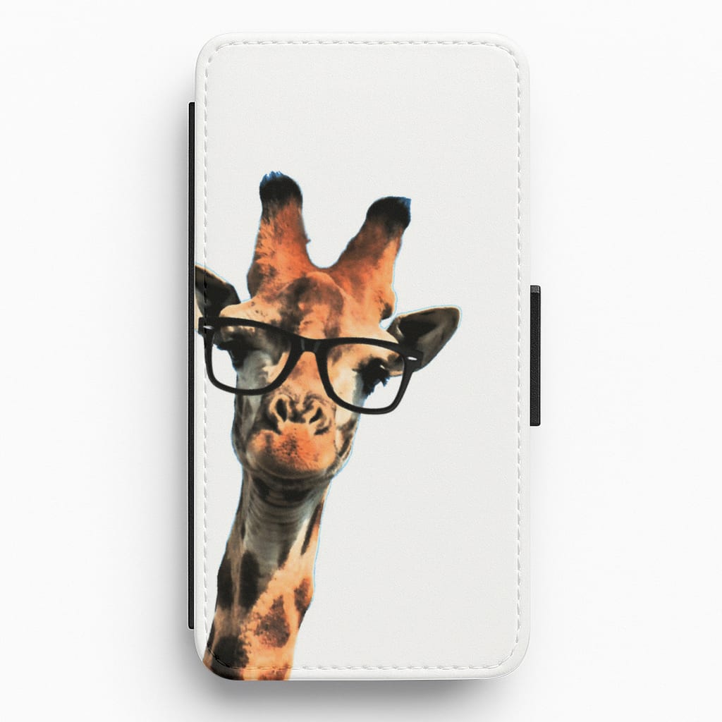 Hipster Giraffe Tumblr Flip / Wallet Phone Case