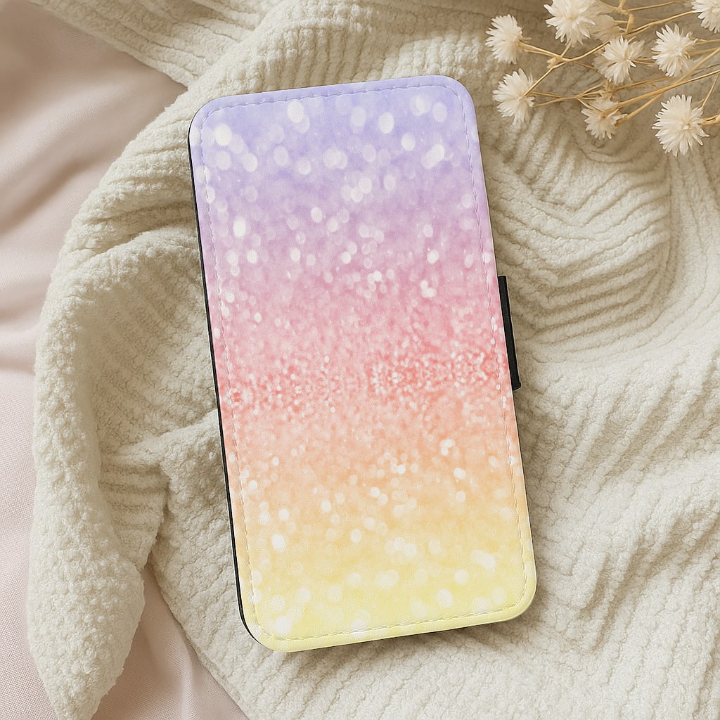 Glitter Splash Wallet Phone Case