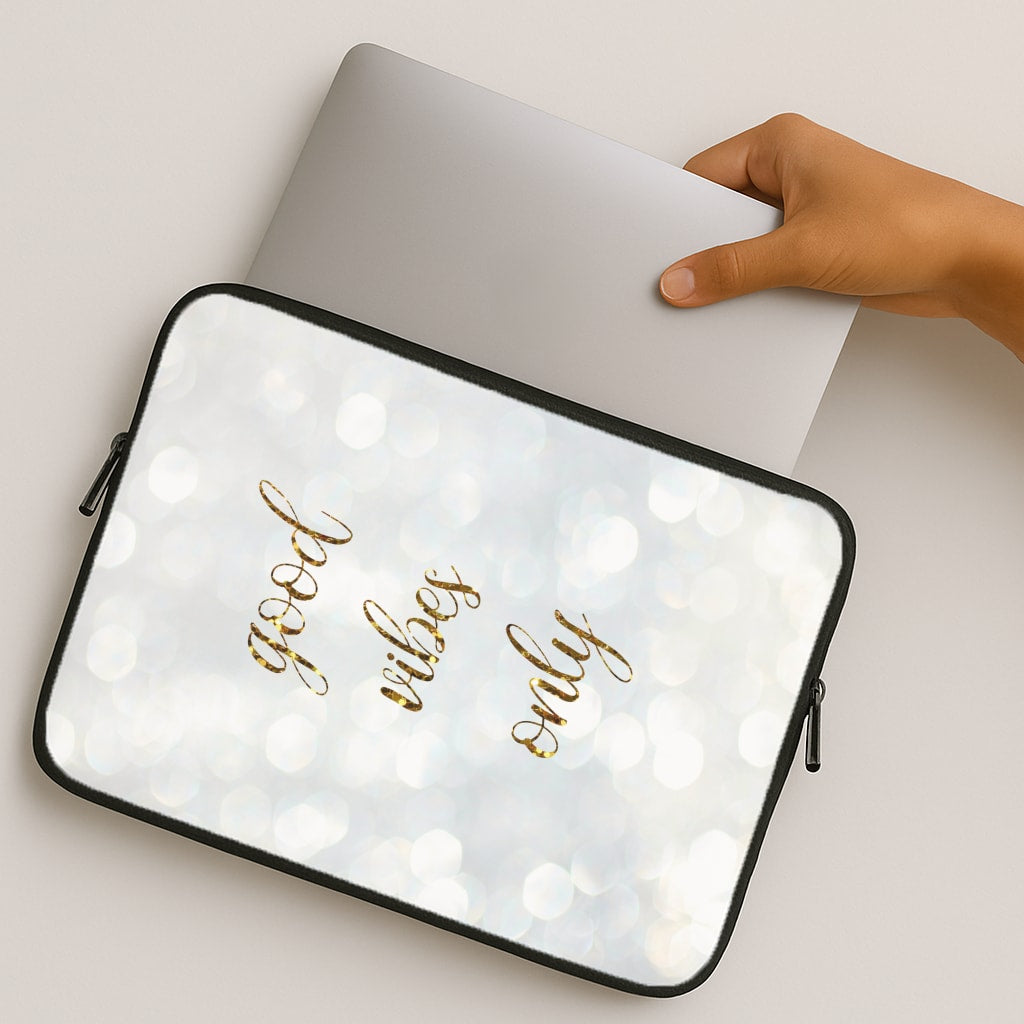 Good Vibes Only - Glittery MacBook Case