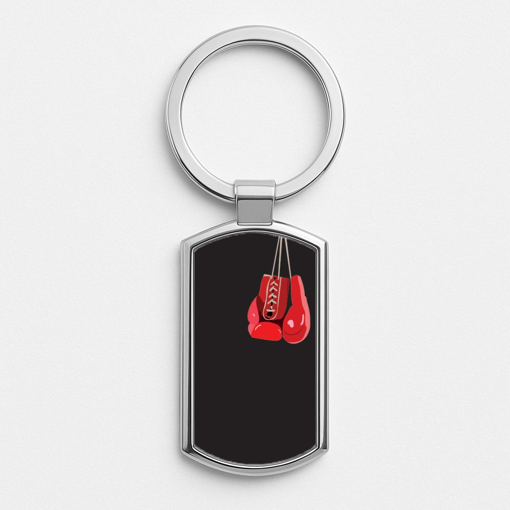 String gloves - Boxing Silver Keyring