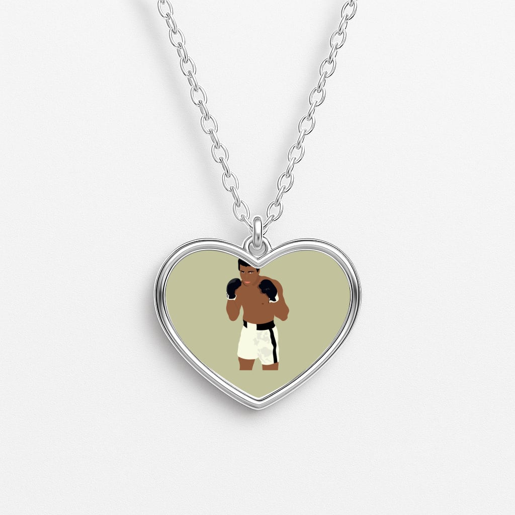 Ali - Boxing Heart Necklace