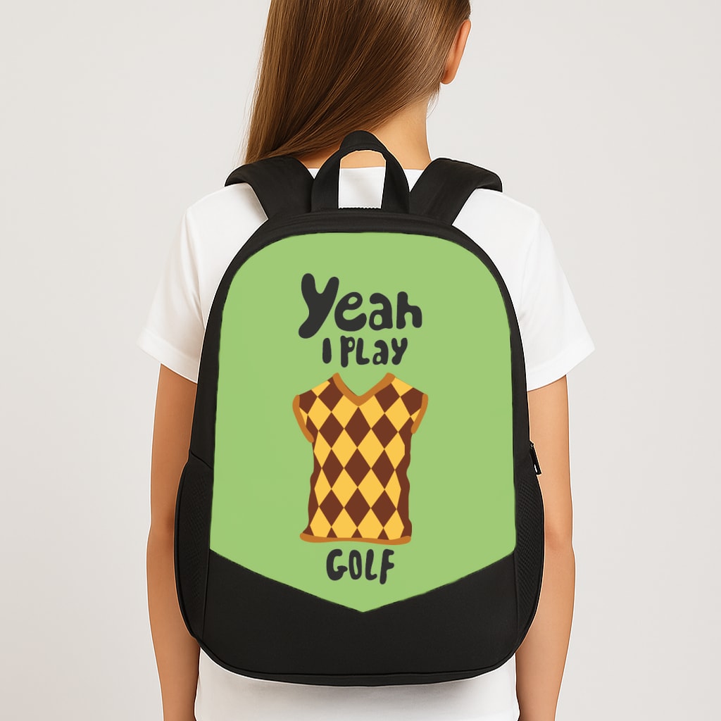 Yeah I play golf - Golf Backpack