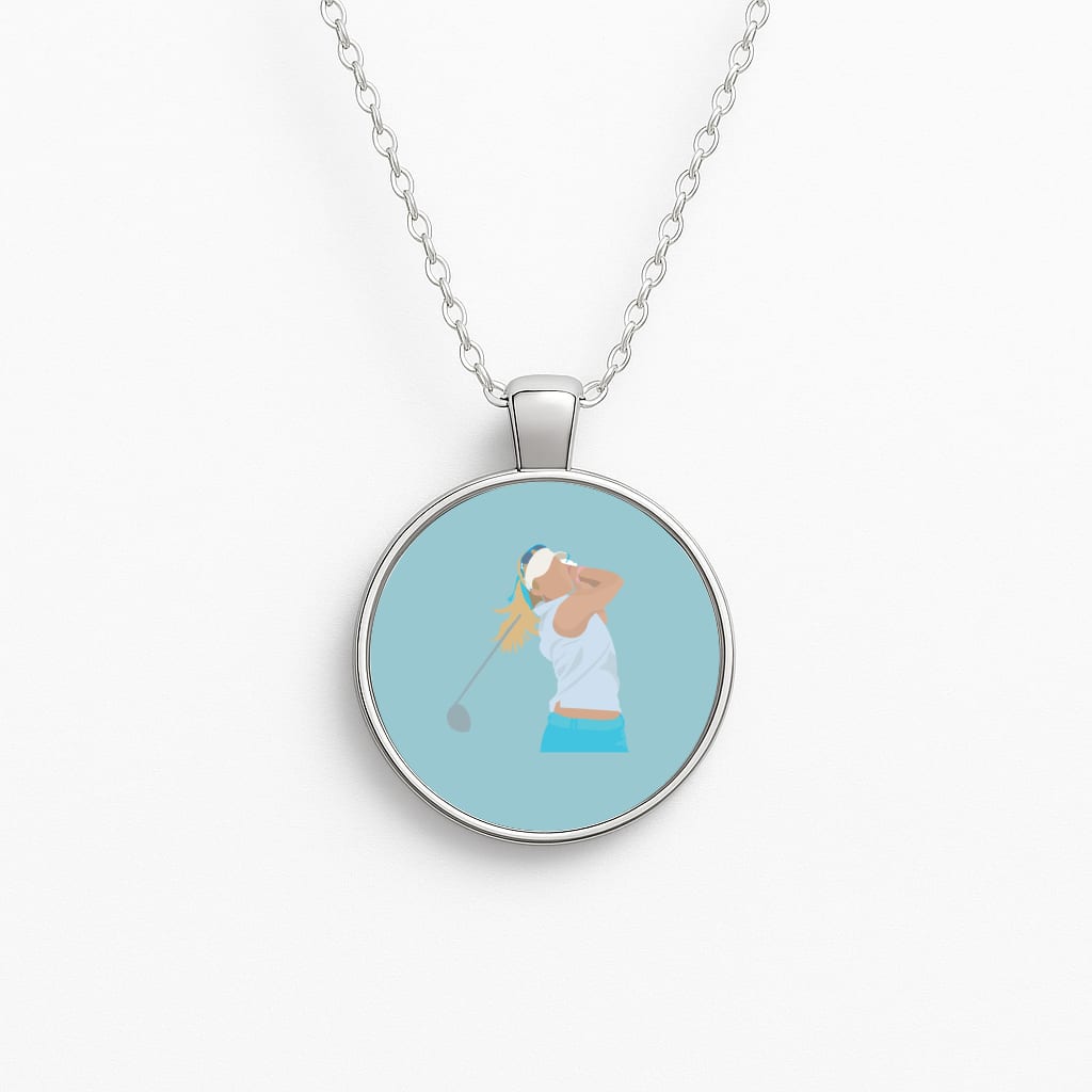 Thompson - Golf Circle Necklace