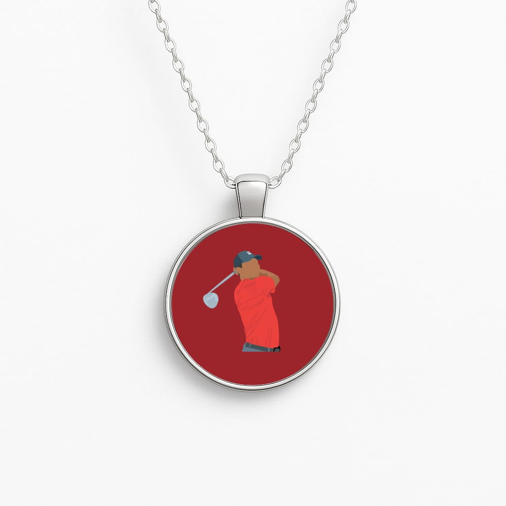 Tiger - Golf Circle Necklace