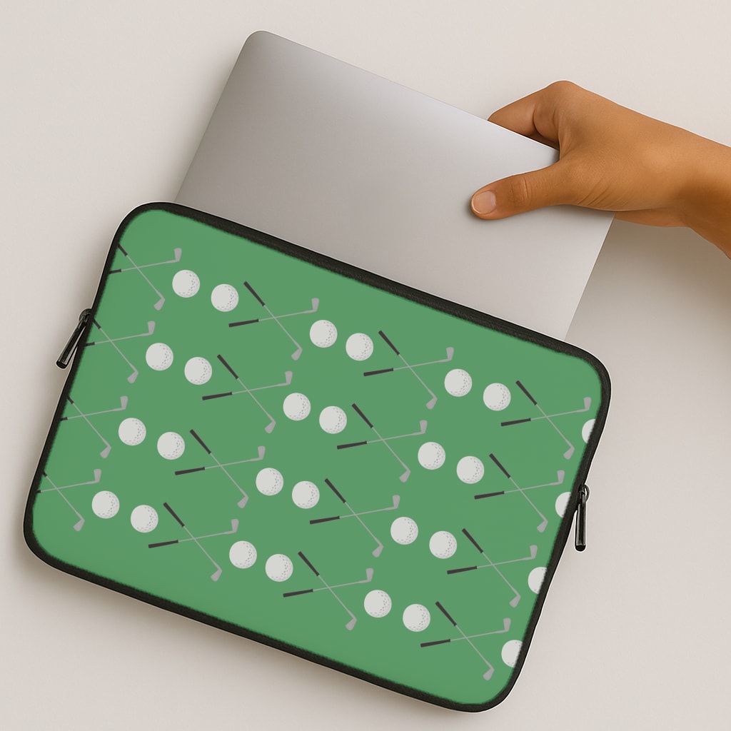 Golf clubs MacBook Case