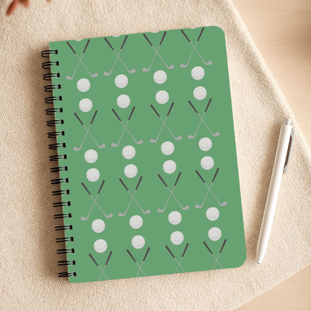 Golf clubs Notepad