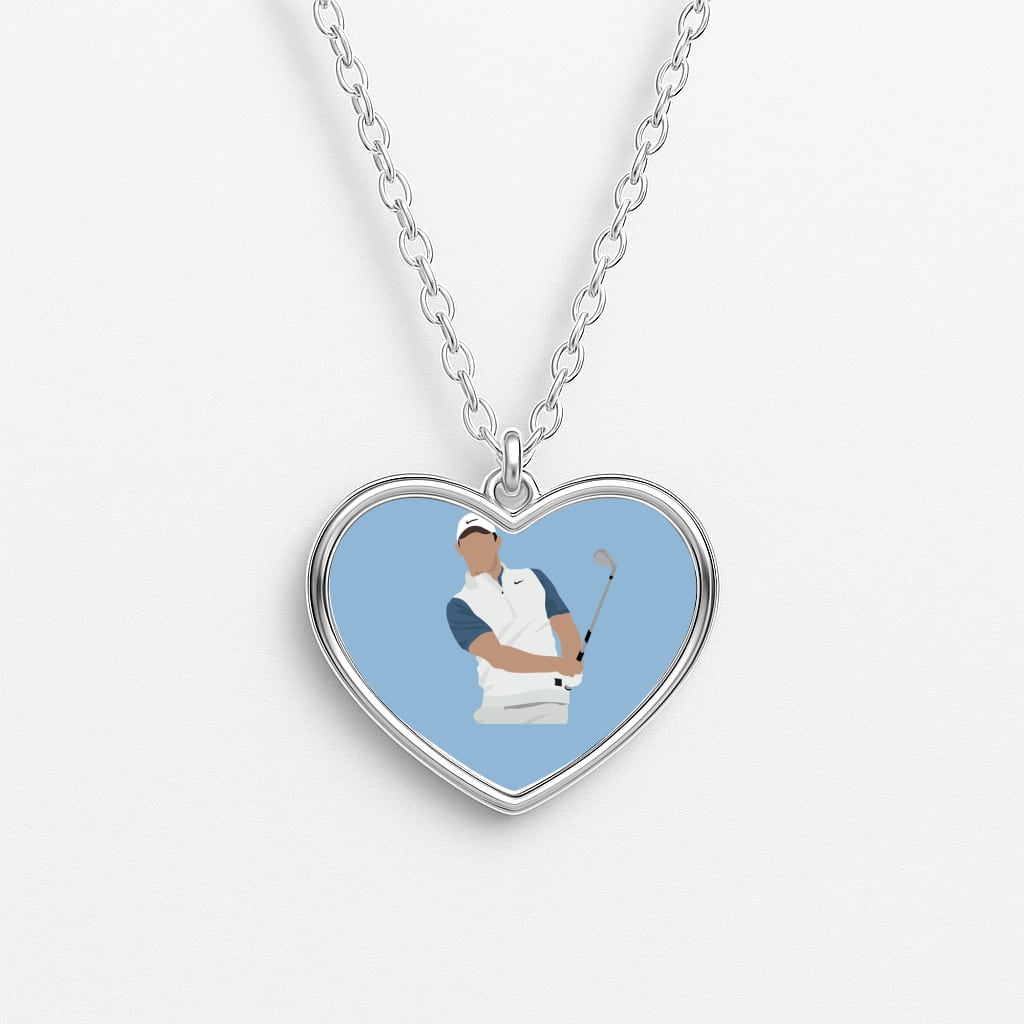 Mcllroy - Golf Heart Necklace