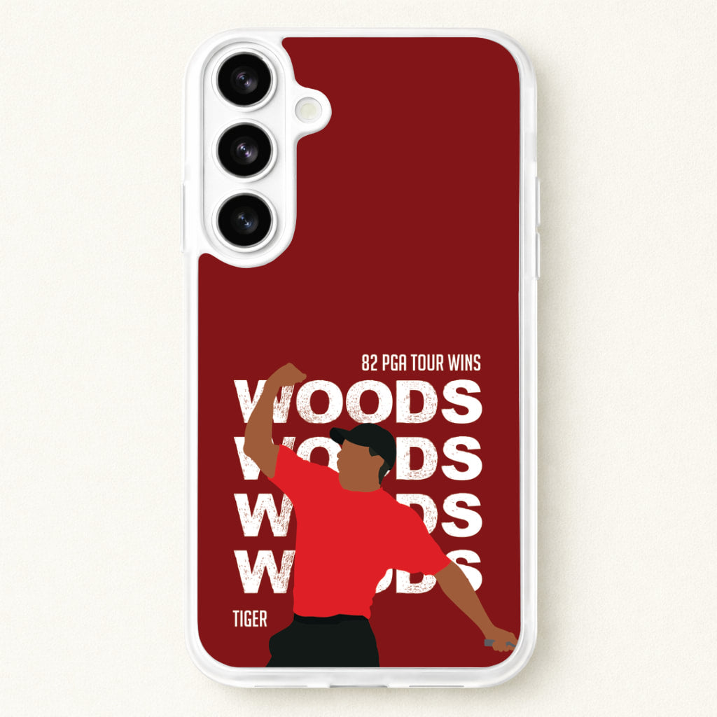 Woods Dark Red Phone Case for Galaxy S26 Plus