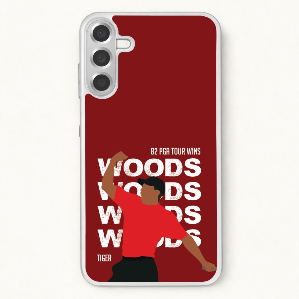 Woods Dark Red Phone Case for Galaxy A37