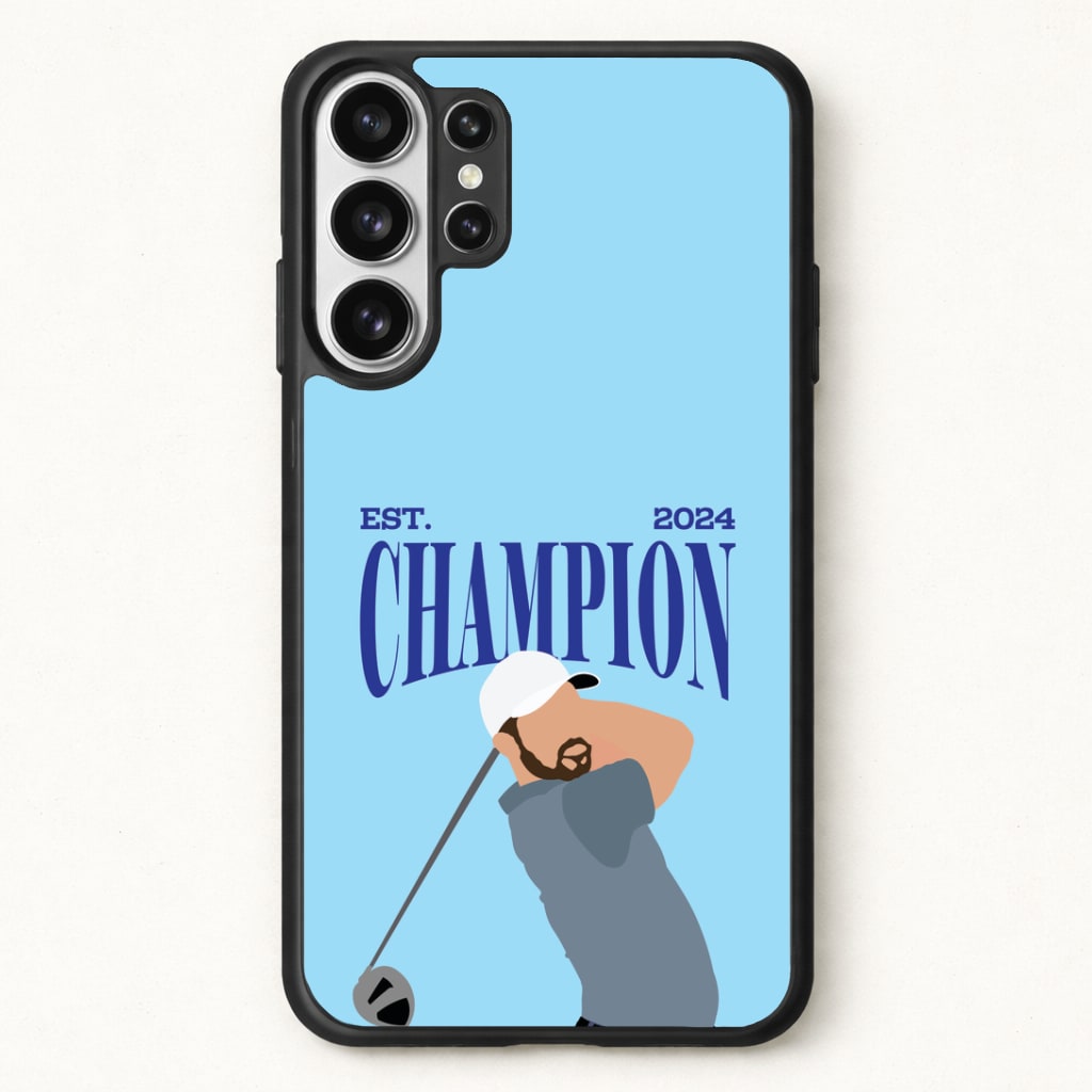 Schauffele Champion 2024 Phone Case for Galaxy S26 Ultra