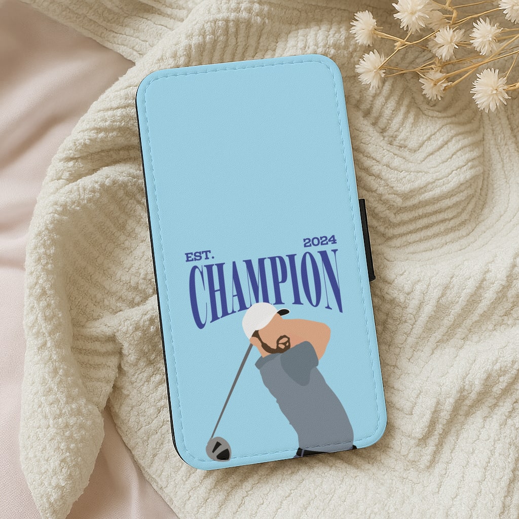 Schauffele Champion 2024 Wallet Phone Case