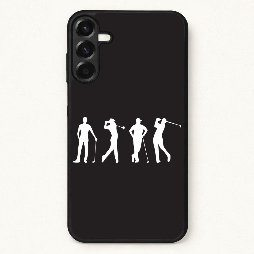Golf Silhouettes Phone Case for Galaxy A37