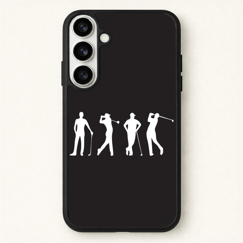 Golf Silhouettes Phone Case for Galaxy S26 Plus