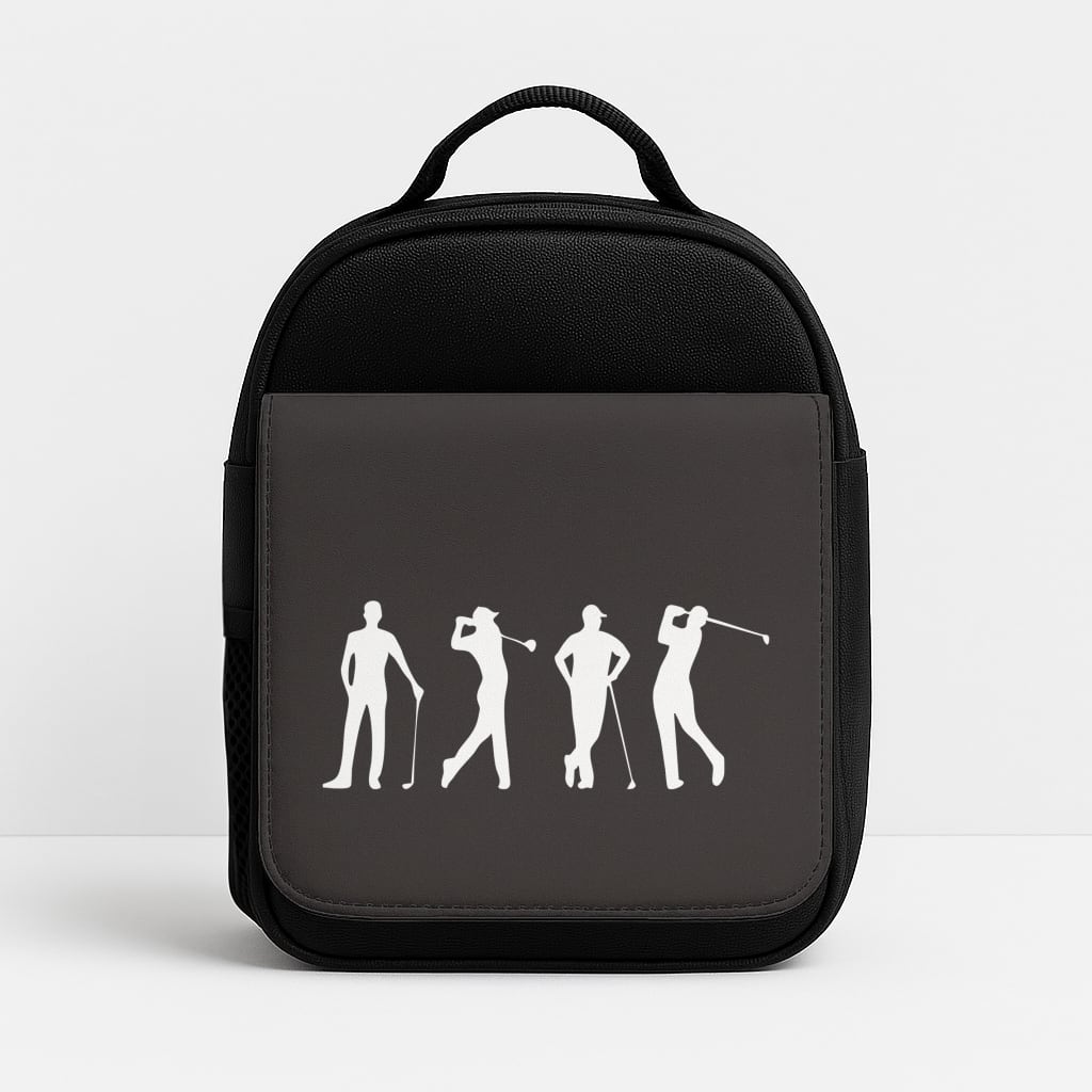 Golf Silhouettes Insulated Lunchbox