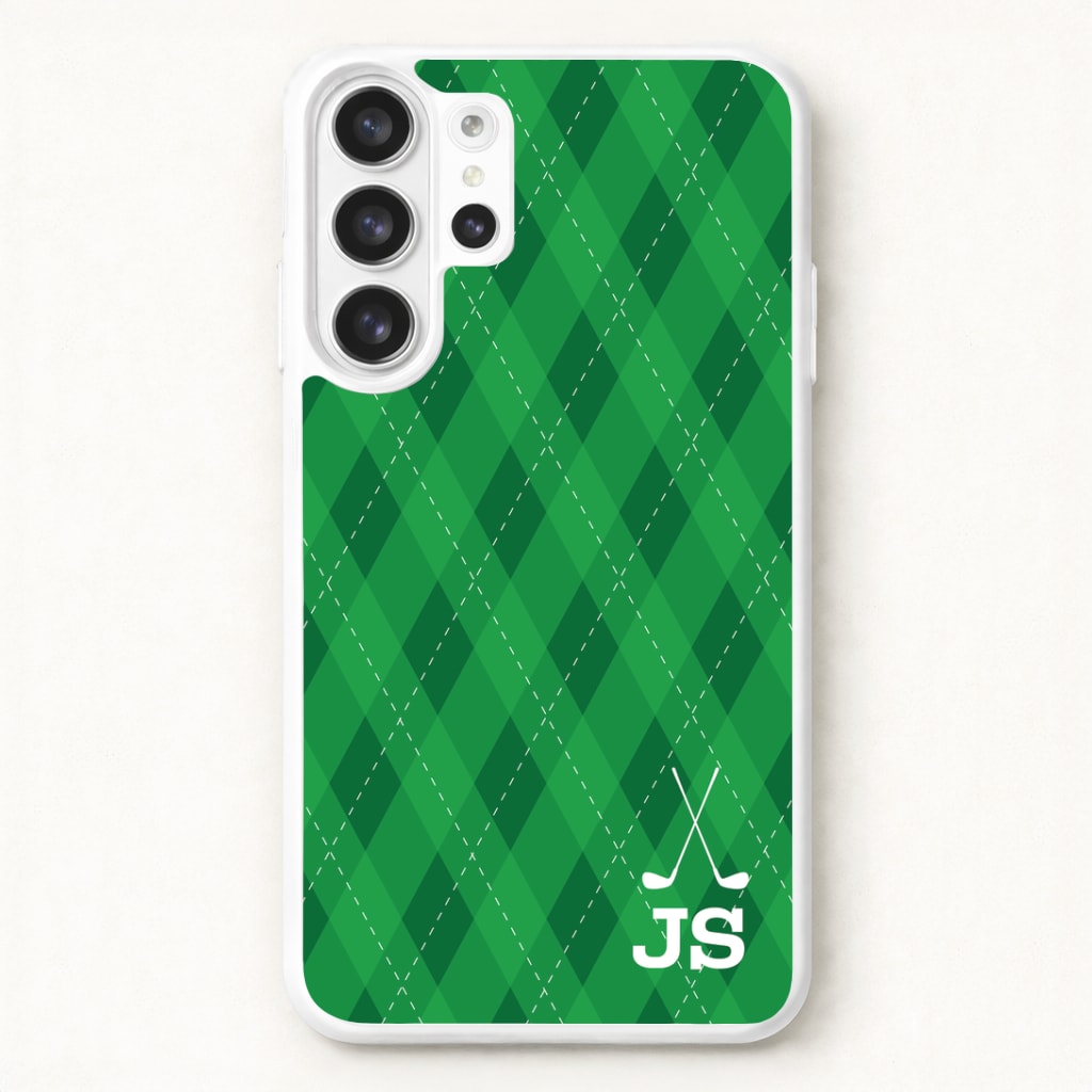 Personalised Golf Pattern Phone Case for Galaxy S26 Ultra