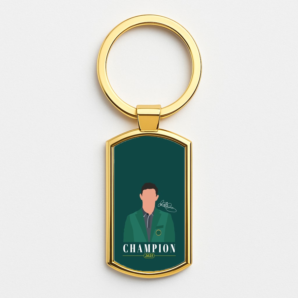 Rory Champion 2025 Signature Gold Keyring