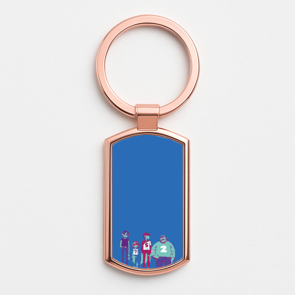 2,5,7 Rose Gold Keyring