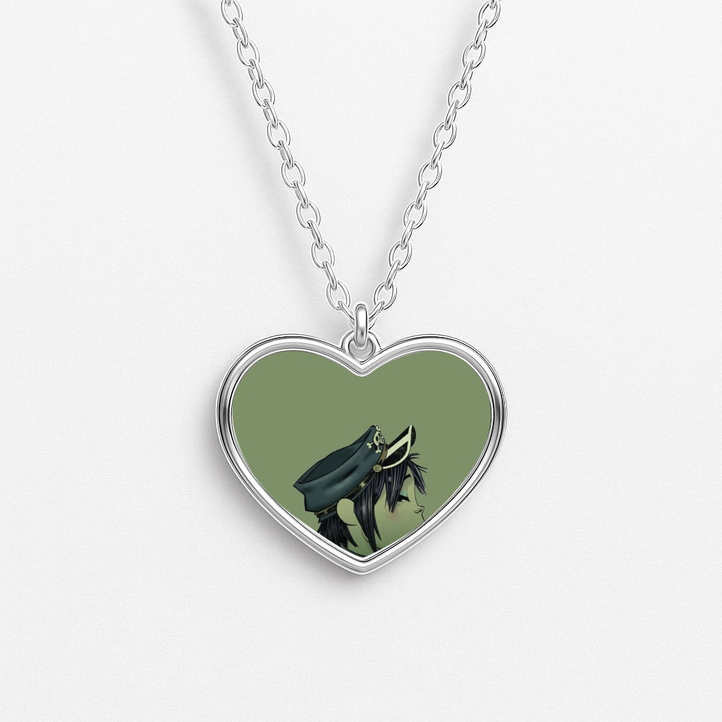 Green 2d Necklace