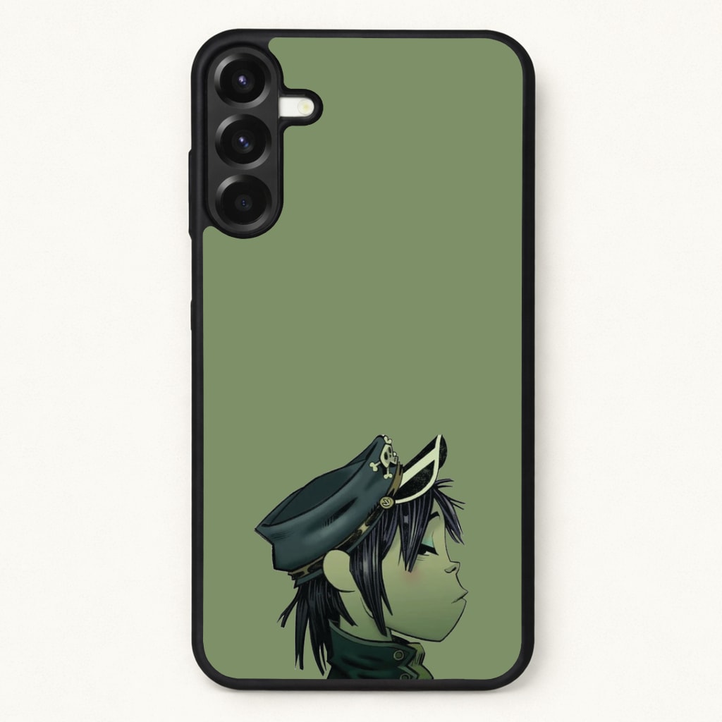 Green 2d Phone Case for Galaxy A17