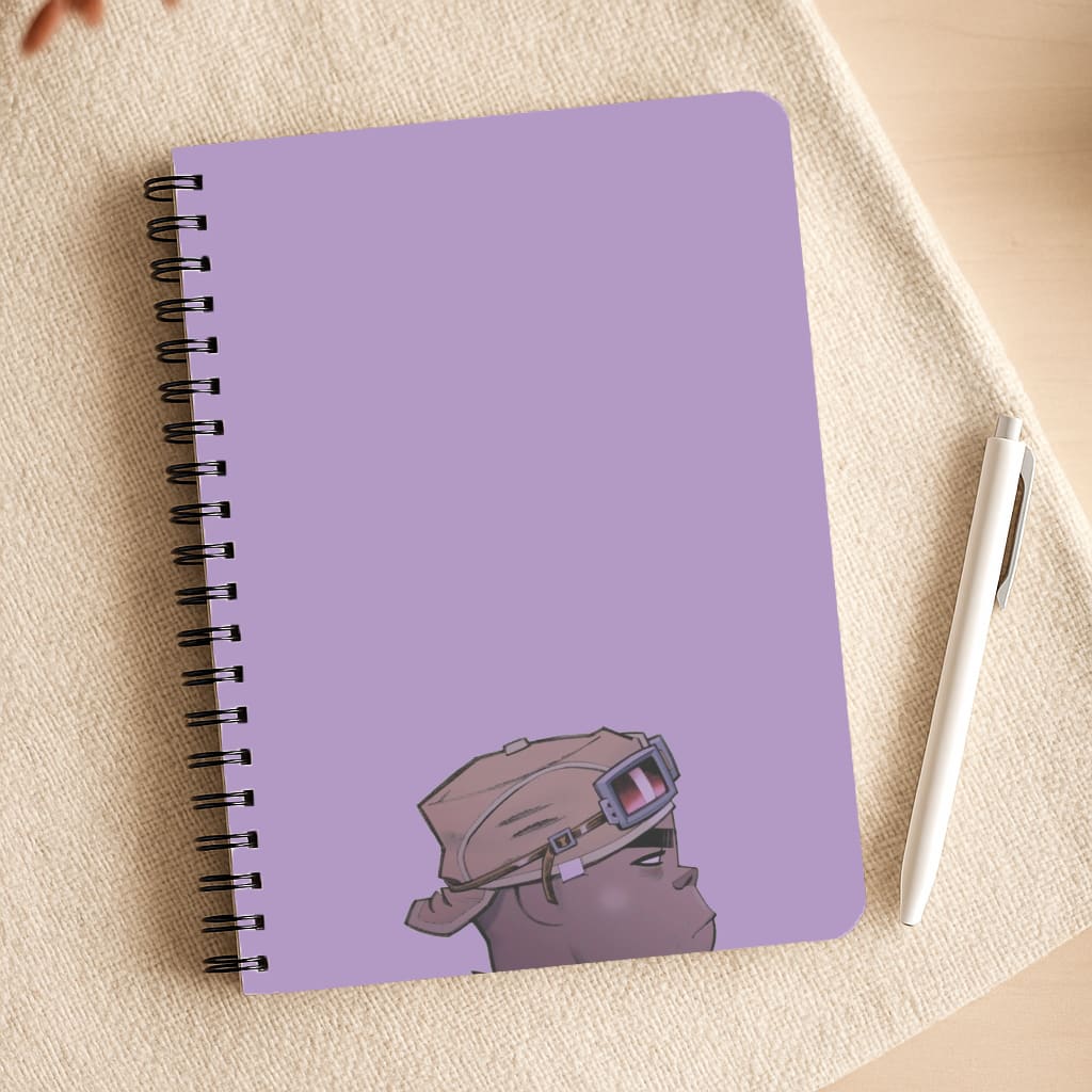 Purple 2d Notepad