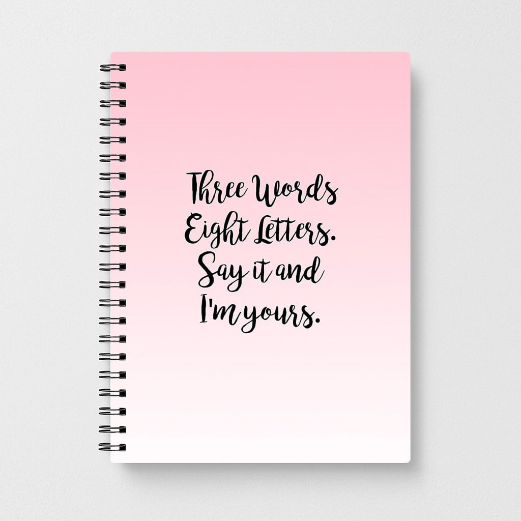 Three Words, Eight Letters - Gossip Girl Notebook - Fun Cases