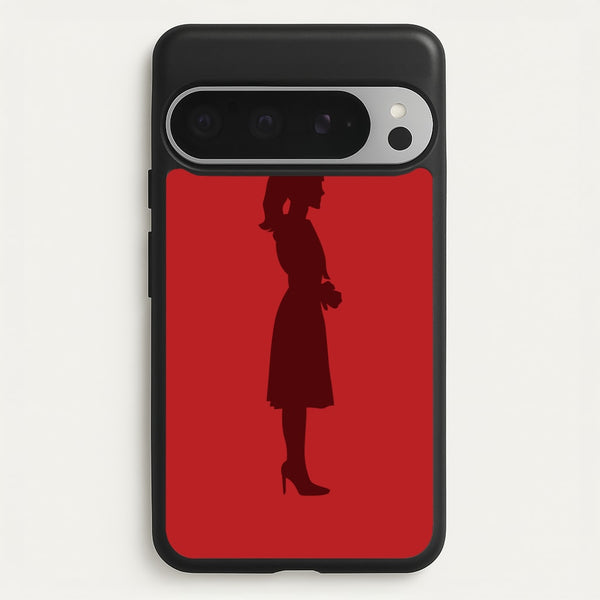Crimson Silhouette Phone Case - Google Pixel 9 Pro XL / Standard