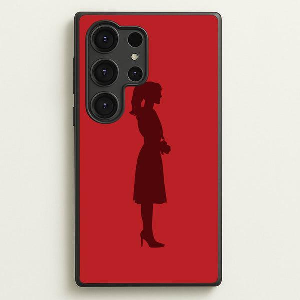 Crimson Silhouette Phone Case - Galaxy S25 Ultra / Standard