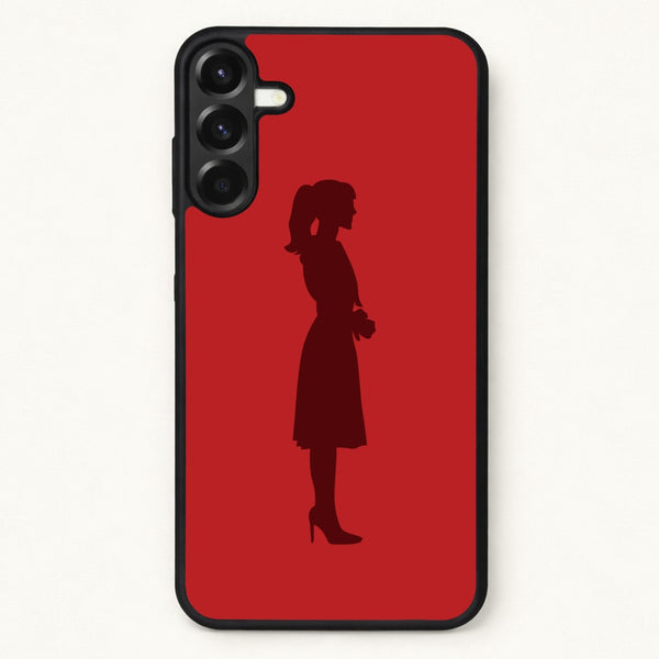 Crimson Silhouette Phone Case - Galaxy A17 / Standard