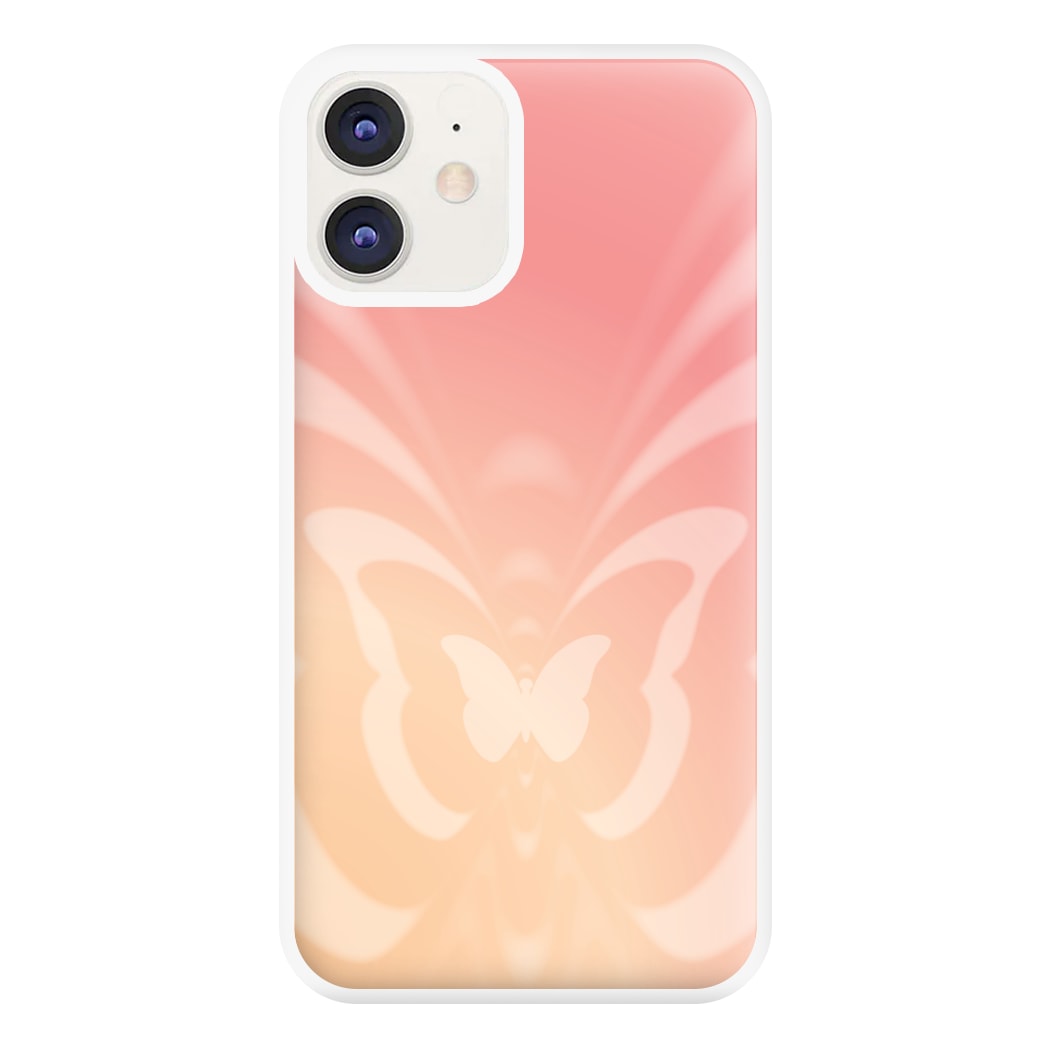 Butterfly Gradient Pink Phone Case for iPhone 11