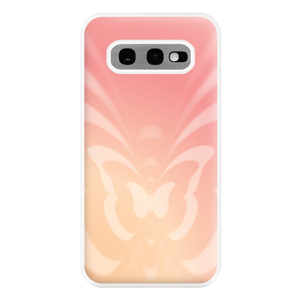 Butterfly Gradient Pink Phone Case for Galaxy S10e