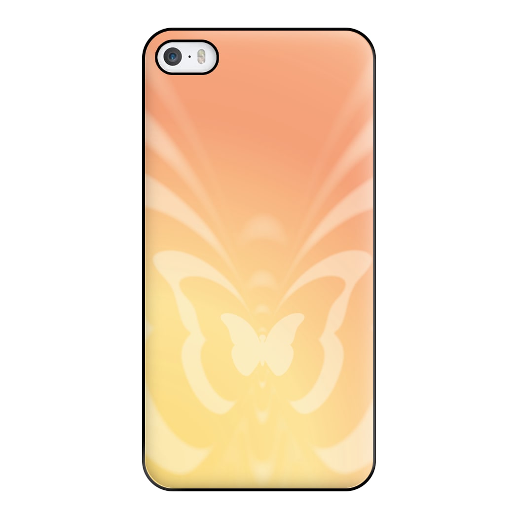 Butterfly Gradient Yellow Phone Case for iPhone 5 / 5s / SE 2016