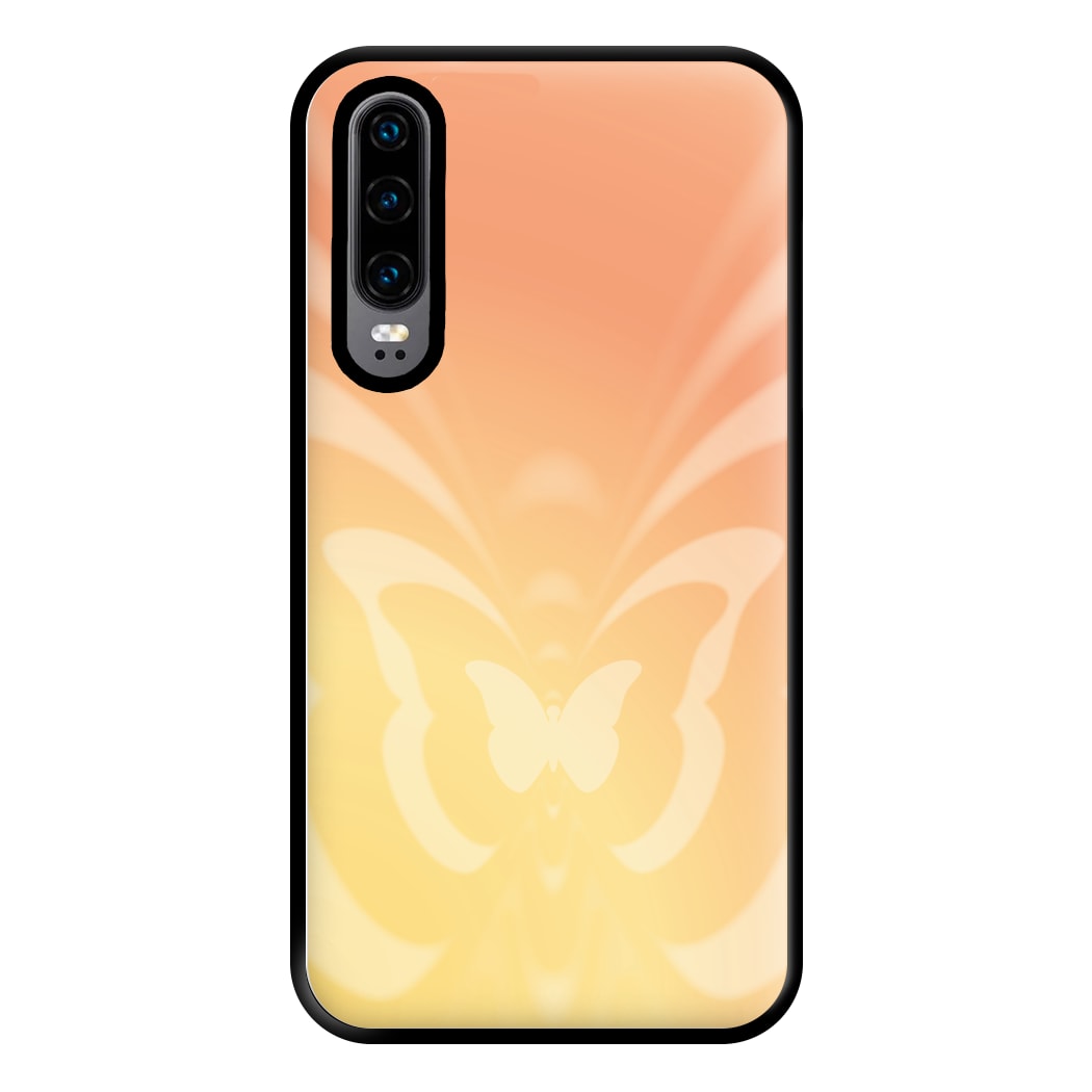 Butterfly Gradient Yellow Phone Case for Huawei P30