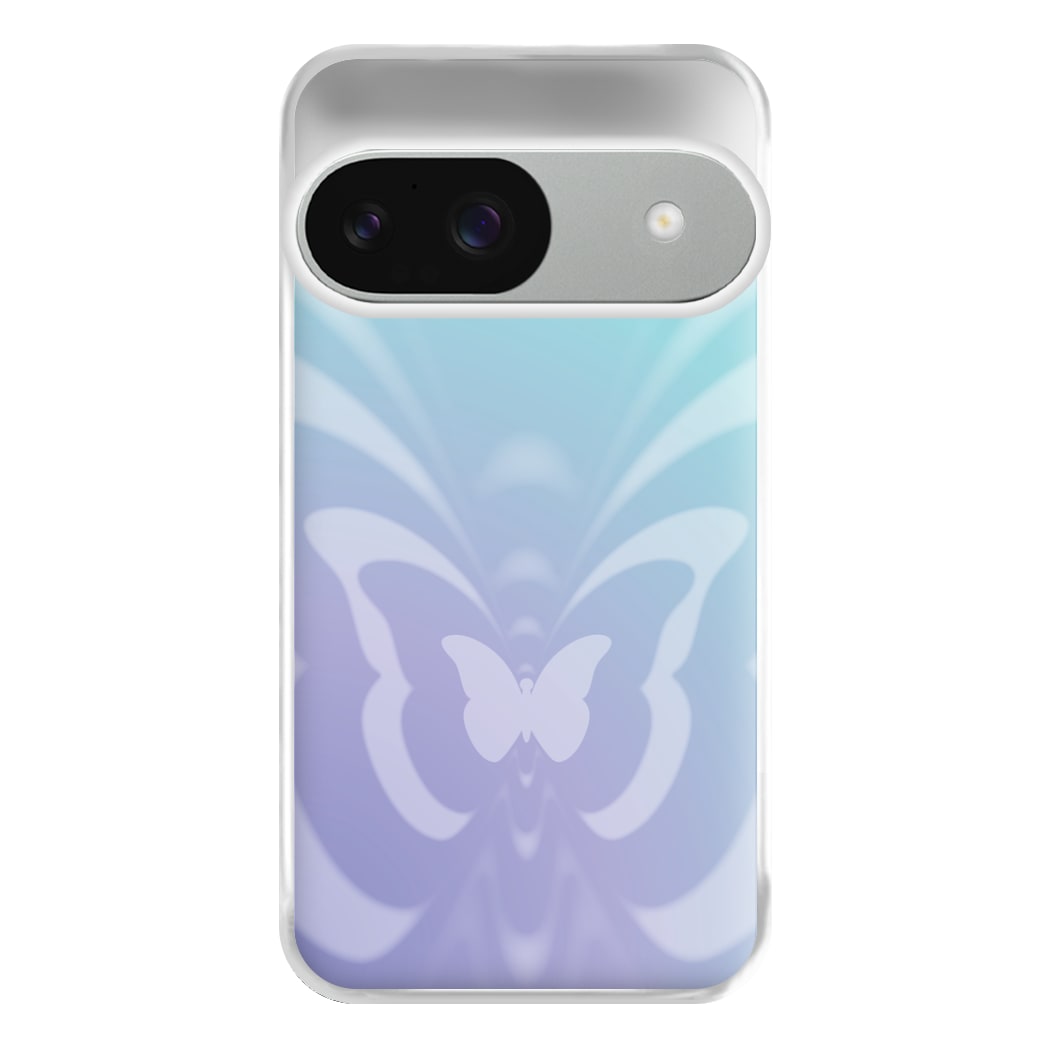 Butterfly Gradient Purple Phone Case for Google Pixel 9 / 9 Pro