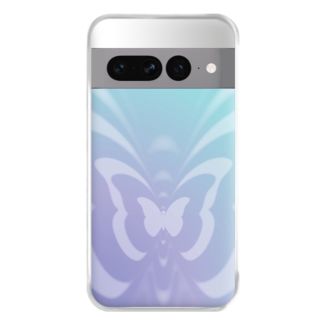 Butterfly Gradient Purple Phone Case for Google Pixel 7 Pro