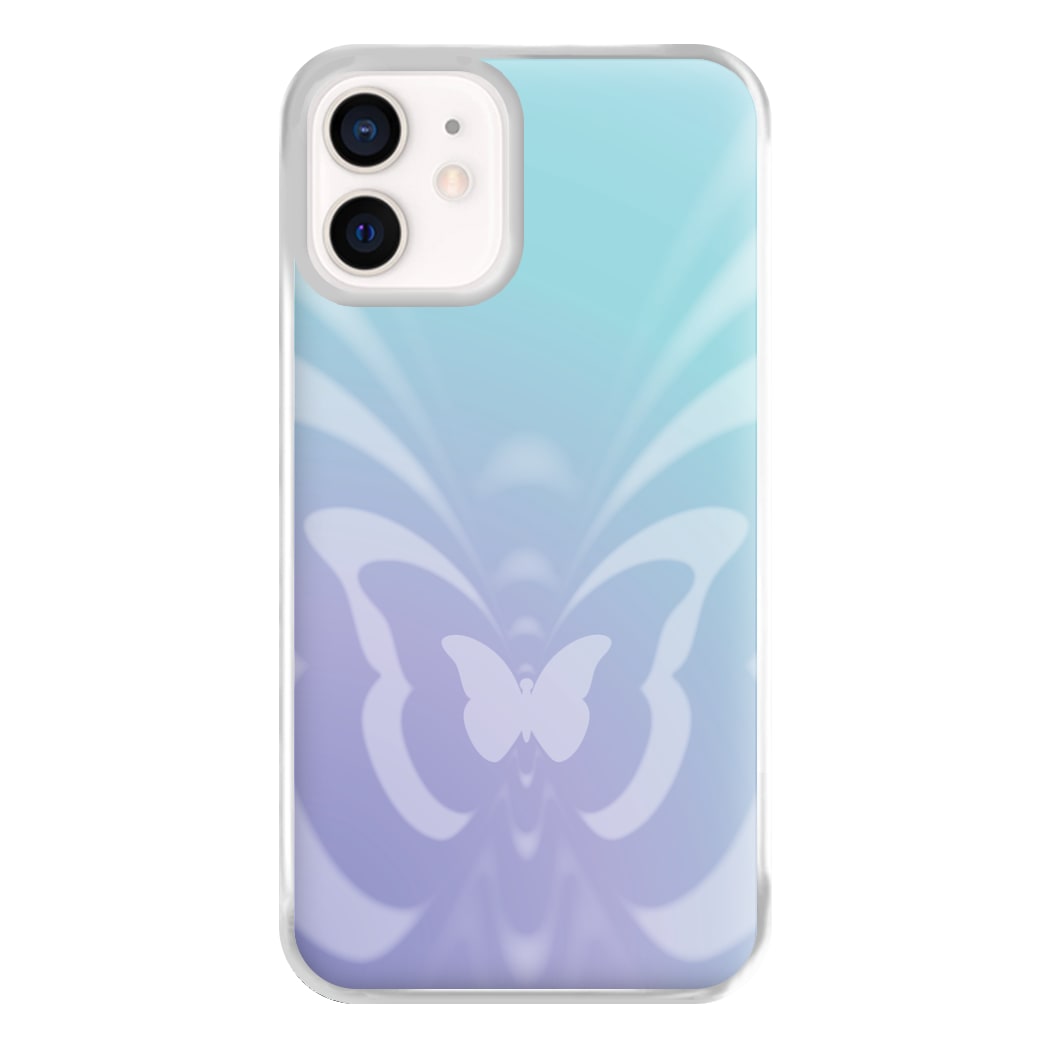 Butterfly Gradient Purple Phone Case for iPhone 12 Mini