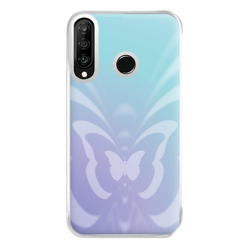 Butterfly Gradient Purple Phone Case for Huawei P30 Lite