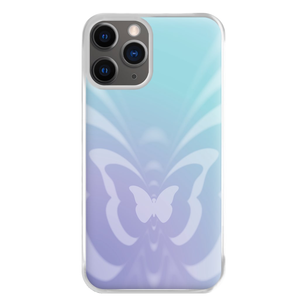 Butterfly Gradient Purple Phone Case for iPhone 12 Pro Max