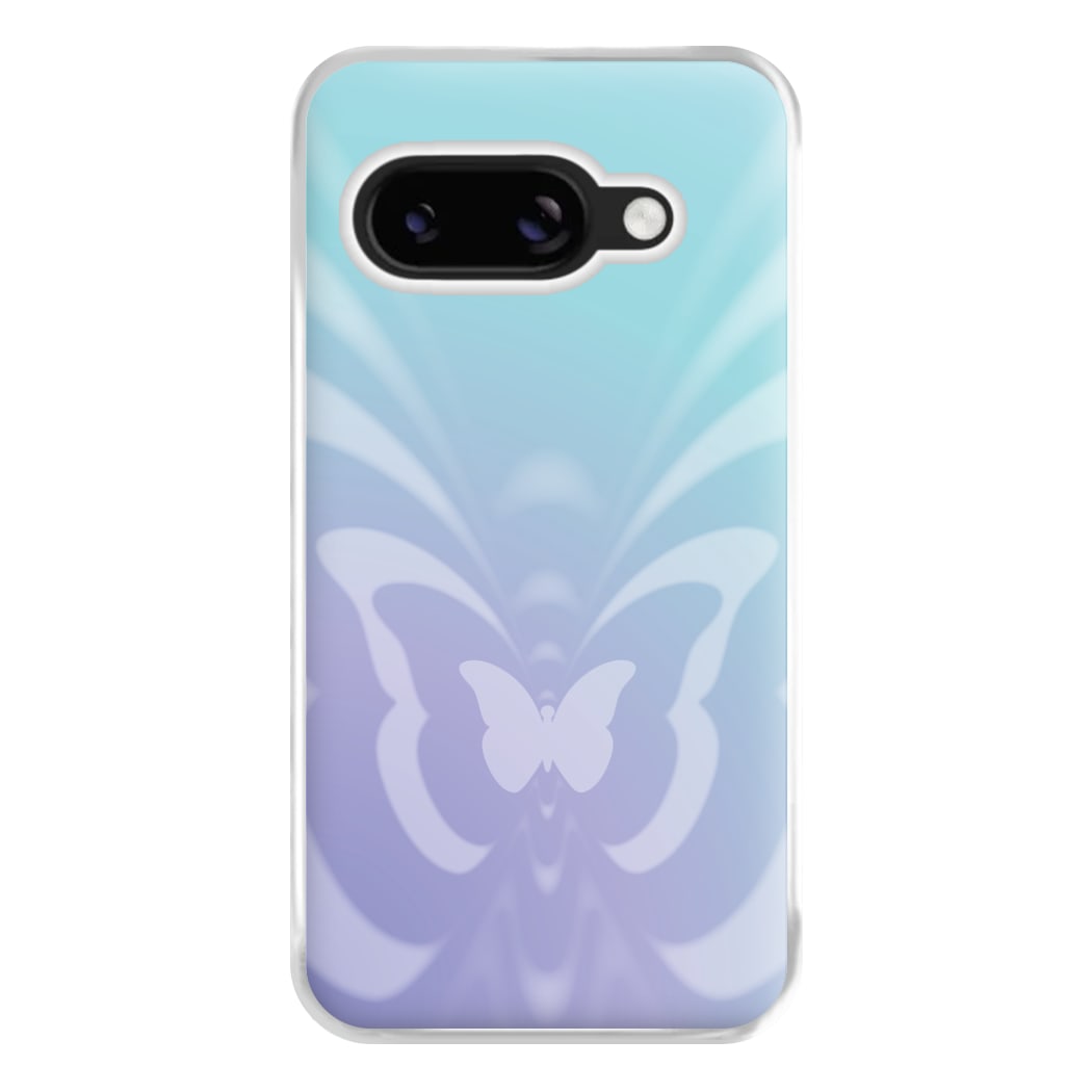Butterfly Gradient Purple Phone Case for Google Pixel 8a