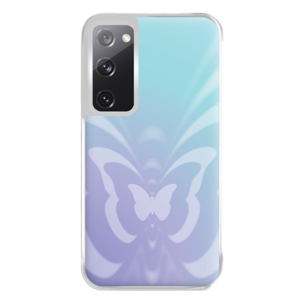 Butterfly Gradient Purple Phone Case for Galaxy S20FE