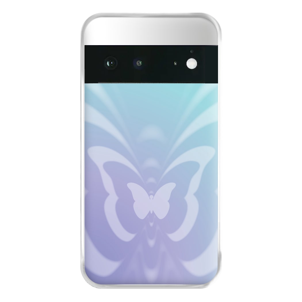 Butterfly Gradient Purple Phone Case for Google Pixel 6a