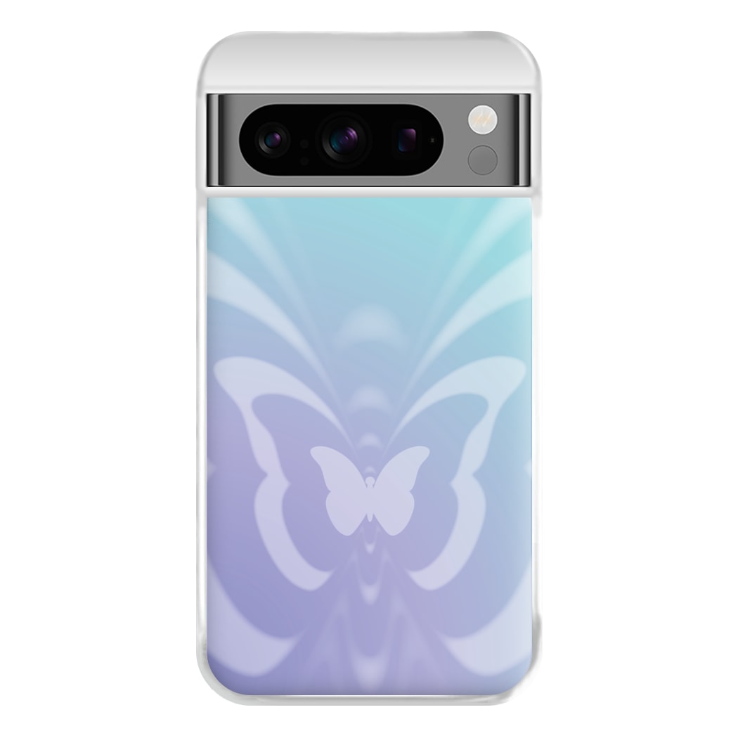 Butterfly Gradient Purple Phone Case for Google Pixel 8 Pro