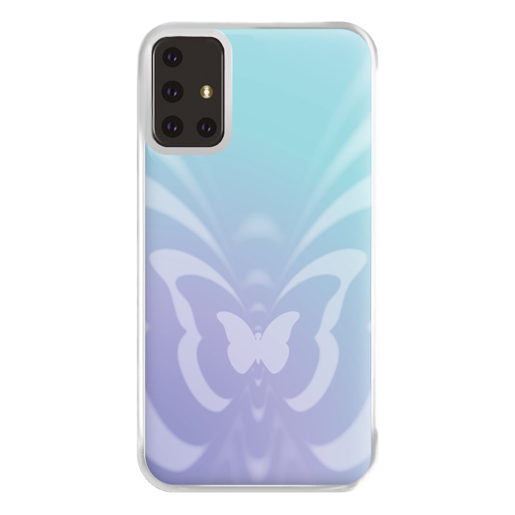 Butterfly Gradient Purple Phone Case for Galaxy A71