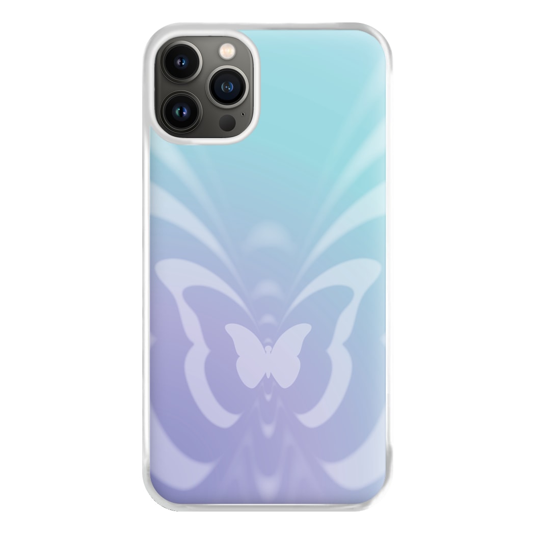 Butterfly Gradient Purple Phone Case for iPhone 13