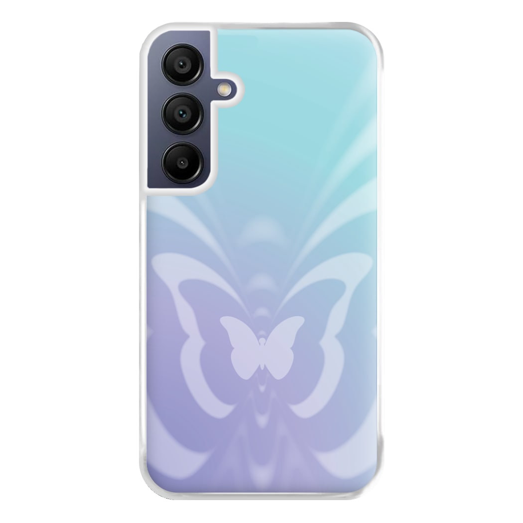 Butterfly Gradient Purple Phone Case for Galaxy A16