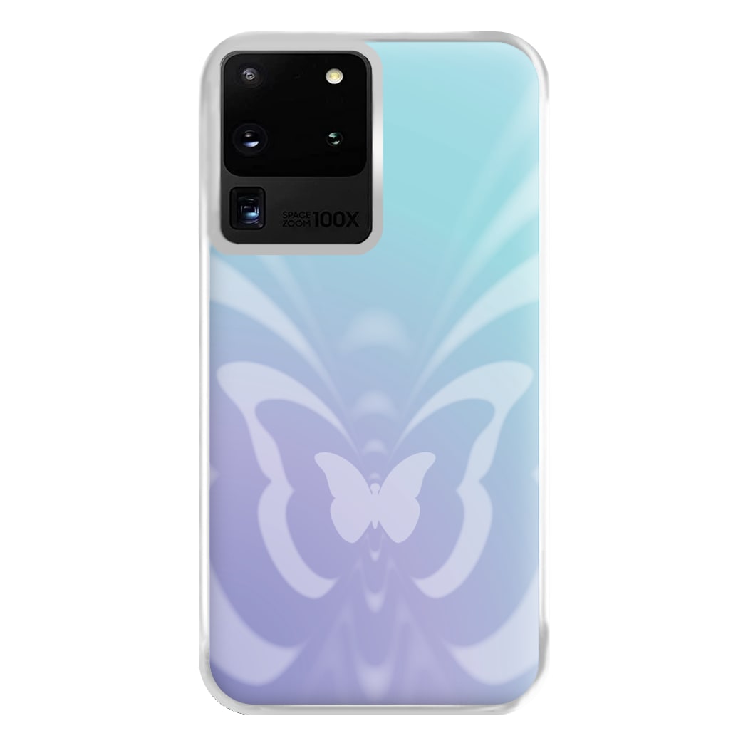 Butterfly Gradient Purple Phone Case for Galaxy S20 Ultra