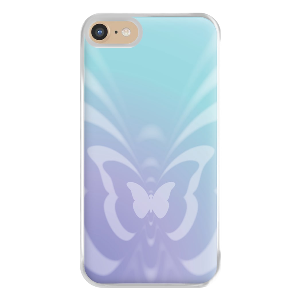 Butterfly Gradient Purple Phone Case for iPhone 6 / 7 / 8 / SE