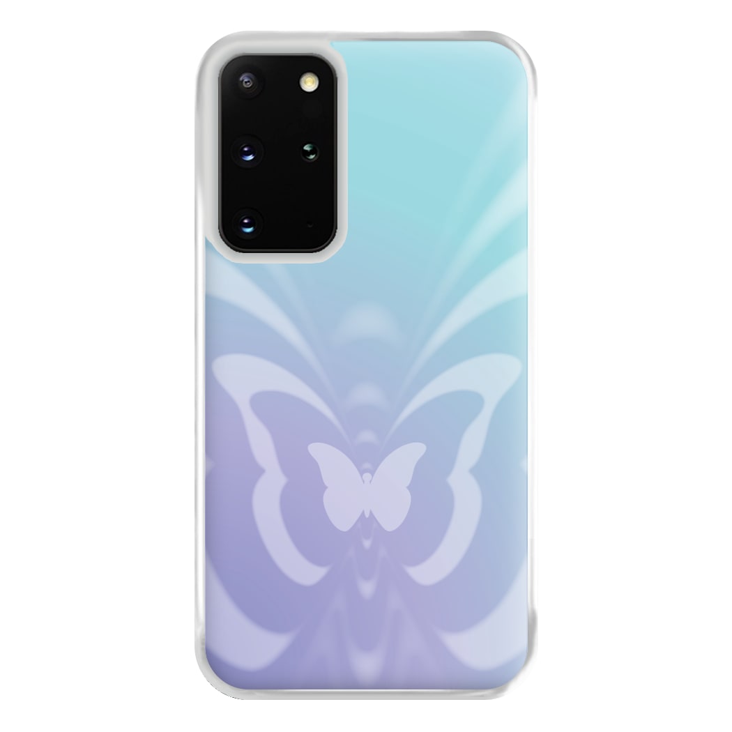 Butterfly Gradient Purple Phone Case for Galaxy S20 Plus