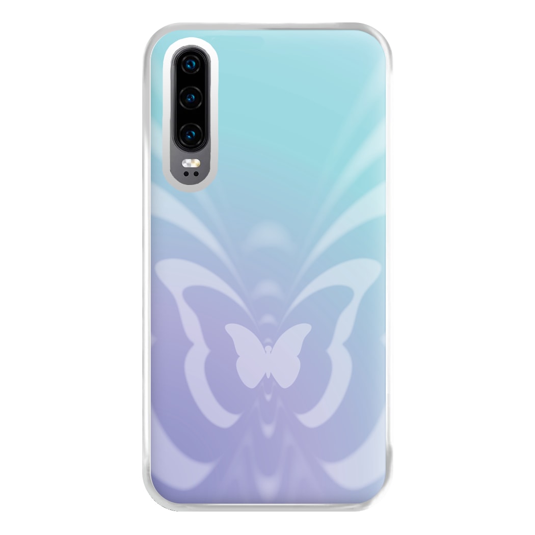 Butterfly Gradient Purple Phone Case for Huawei P30