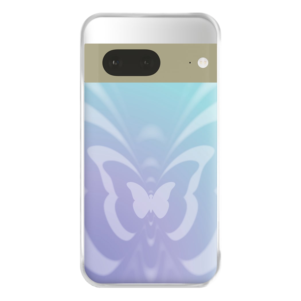Butterfly Gradient Purple Phone Case for Google Pixel 7a